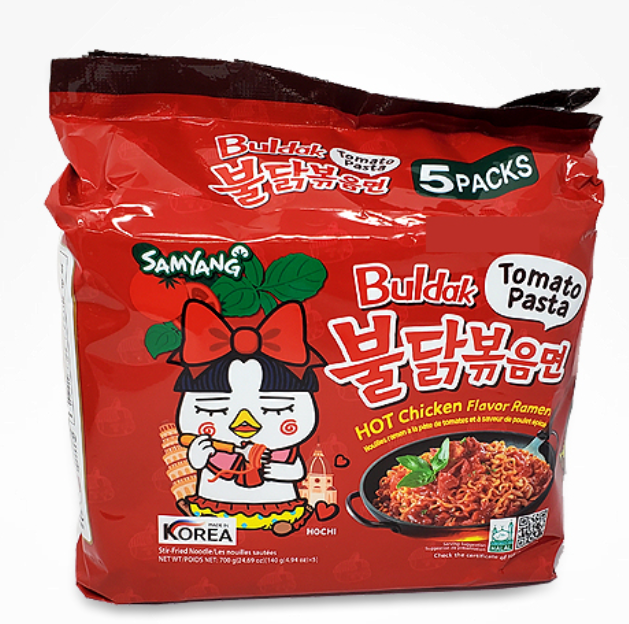 Samyang Tomato Pasta Buldak Bokkeum Myeon Multi
