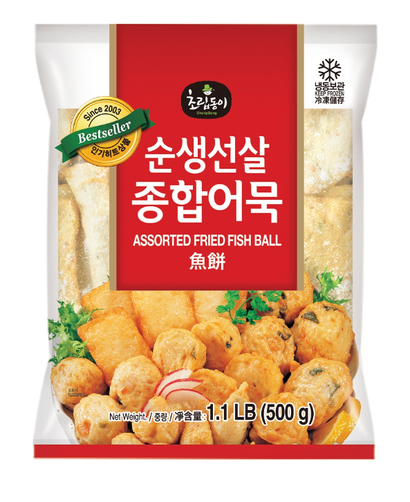 Choripdongi pure raw fish meat mixed fish cake