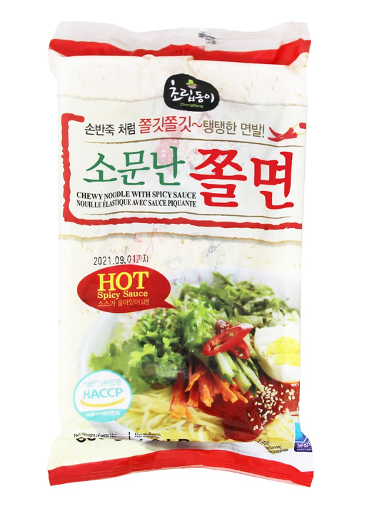 Choripdong's famous spicy noodles (noodles + sauce) 600g