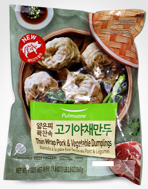 풀무원 얇은피 꽉찬속 고기야채만두
