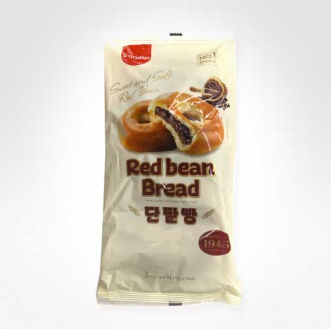 Samlip Traditional Red Bean Bun 3 Pieces