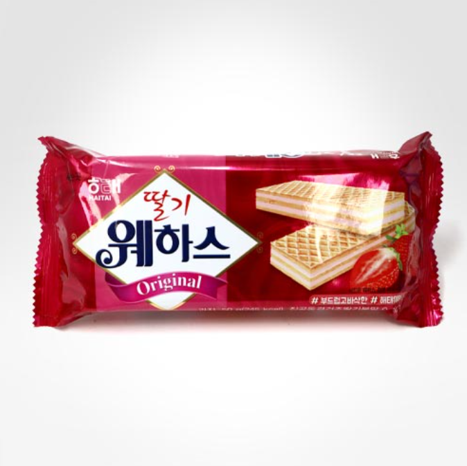 Haitai Strawberry Wafers 56G