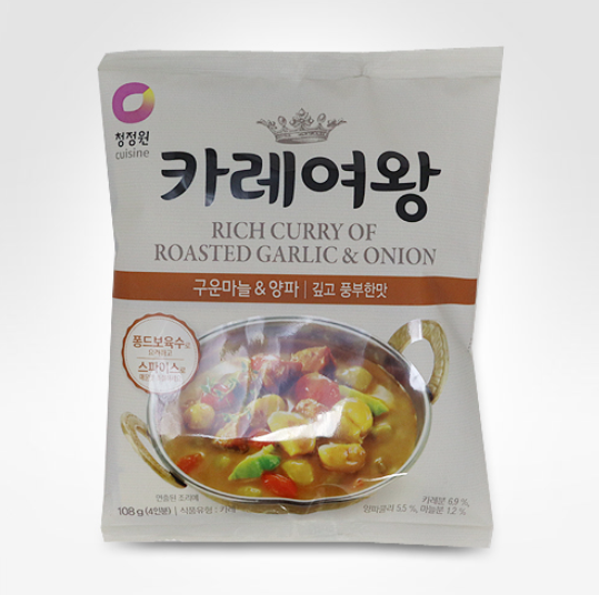 Chung Jung One Curry Queen Roasted Garlic & Onion 108G