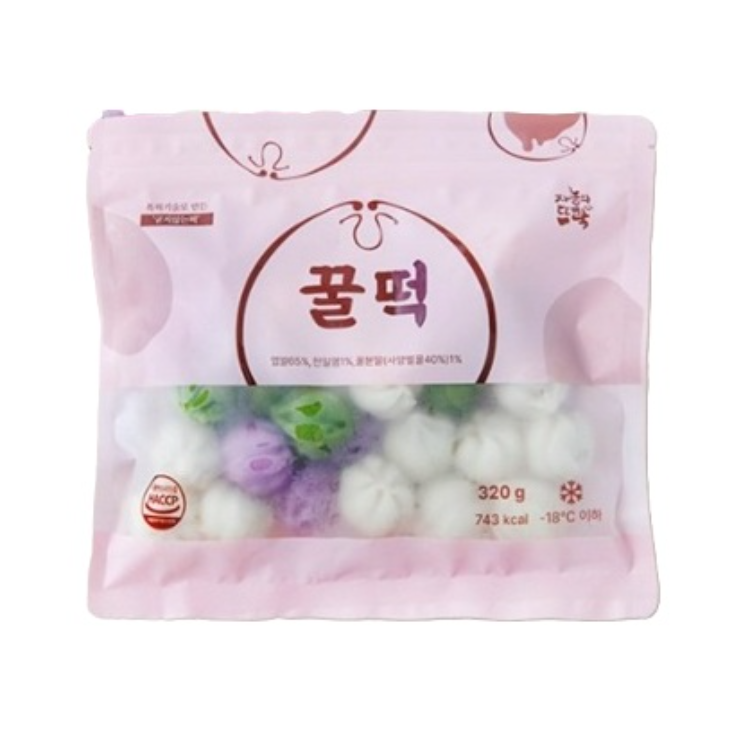 디와이프로) 자농의 뜨락 꿀떡 320G