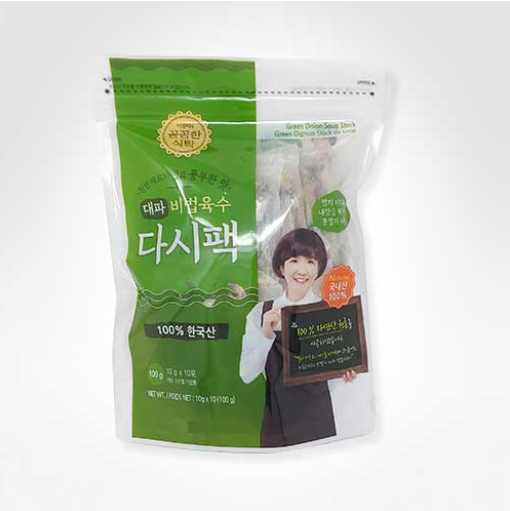 Jayeonwon Green Onion Seafood Soup Stock Pack 100G