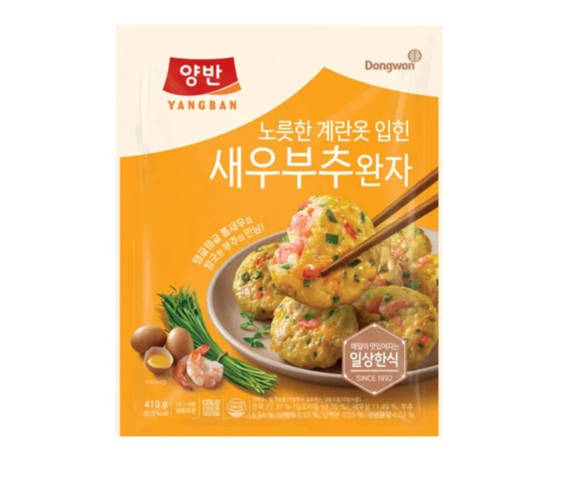 동원) 양반 계란옷입힌 새우부추완자 410G