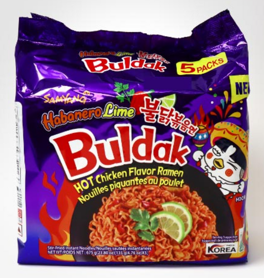 Samyang Habanero Lime Buldak Bokkeum Myeon Multi