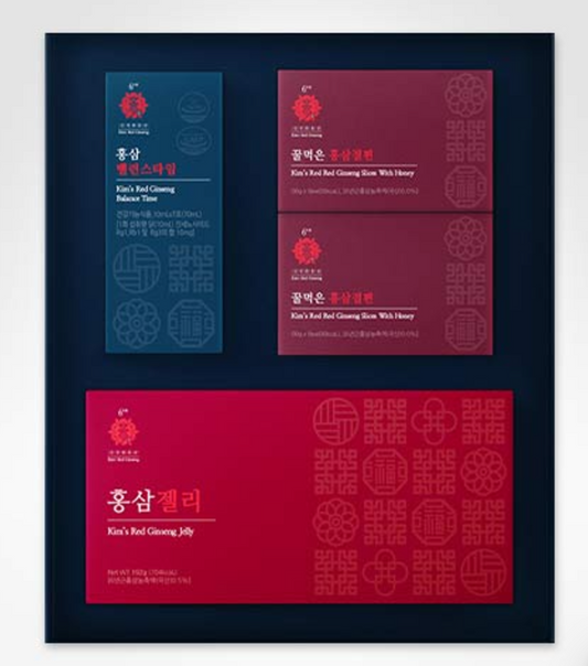 김정환 홍삼 농축 절편 젤리 가득 선물세트 4