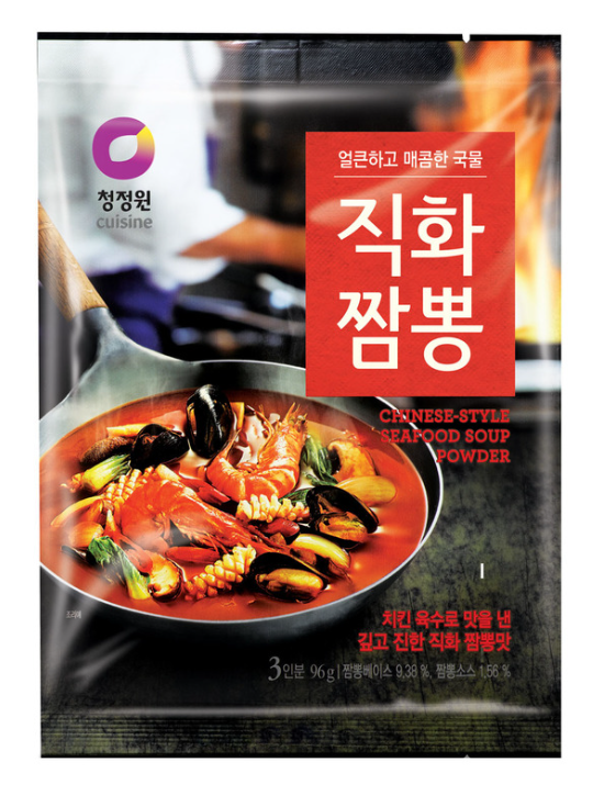 청정원 직화 짬뽕 분말 96g
