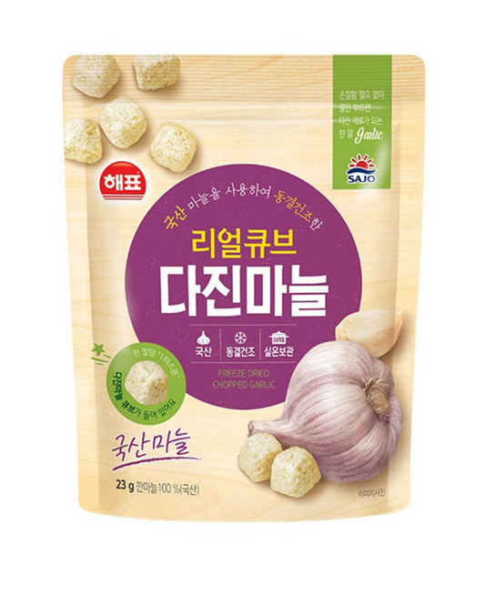 사조해표 리얼큐브다진마늘(한국산) 23G