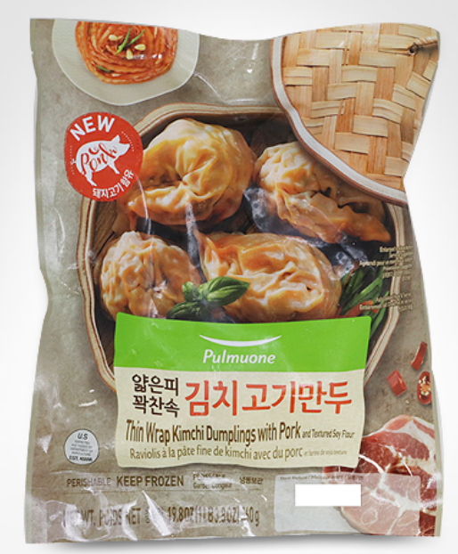 풀무원 얇은피 꽉찬속 김치고기만두