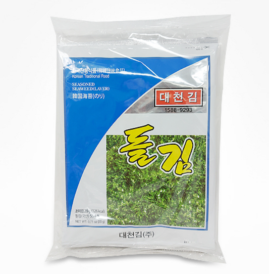 Daecheon Boryeong Rock Seaweed 20g x 4 (80g)