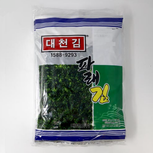 Daecheon Seasoned Seaweed with Green Laver (4 Sheets) 80g