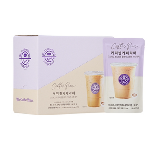 The Coffee Bean Café Latte Pouch 190ML 10 Pack