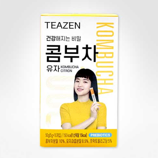 TEAZEN Kombucha Yuzu 5G 10 Pack