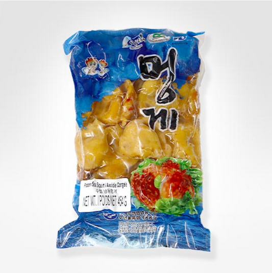 Frozen sea squirt from the Sea Squirt Cooperative, 454g