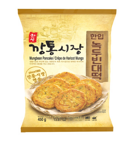 Hansang Kkangtong Market Bite-Sized Mung Bean Pancakes 450G
