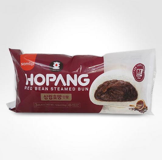 Samlip Red Bean Steamed Bun 3pcs 255G