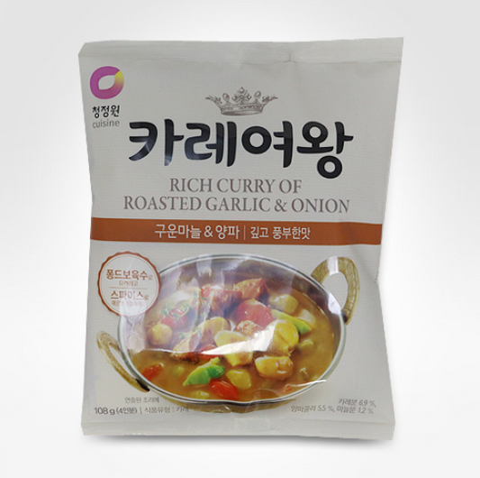 Chung Jung One Curry Queen Roasted Garlic &amp; Onion 108G  