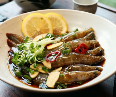 Soy Sauce Marinated Tiger Shrimp (Saeujang) 300g