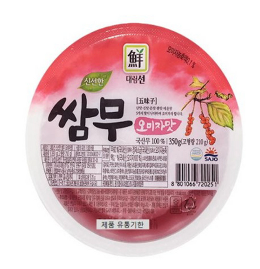 Sajo Daerim Pickled Radish (Omija Flavor) 350G