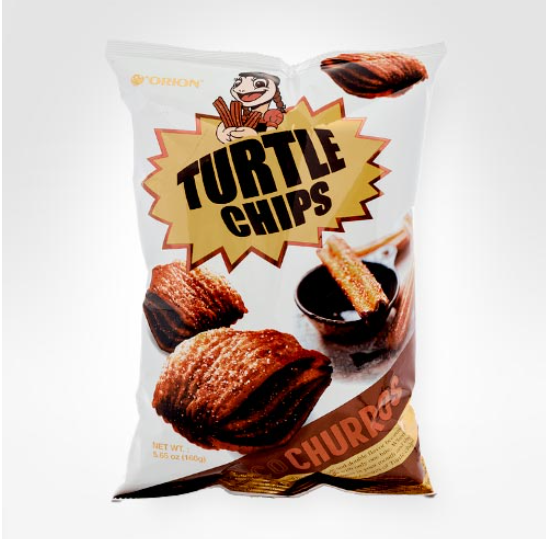 Orion Turtle Chips Choco Churros 160G