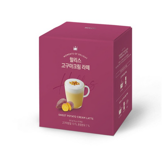 할리스 고구마 크림 라떼 스틱 (20T) 360G