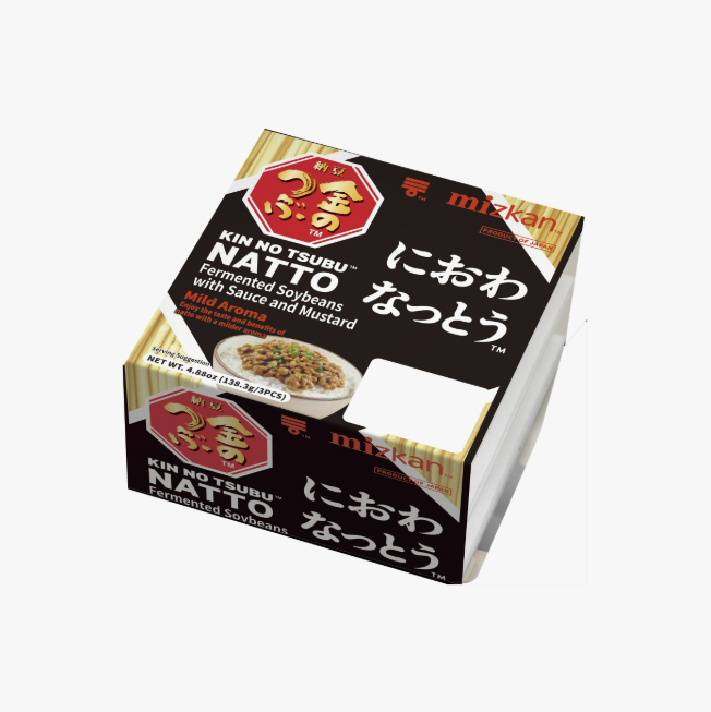 MIZKAN KIN NO TSUBU NIOWA NATTO MILD AROMA 3P 12/4.88 OZ - 낫또, 나또