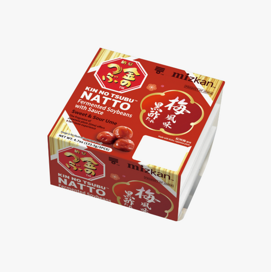 MIZKAN KIN NO TSUBU KUROZU NATTO 3P 12/4.70 OZ - 낫또, 나또