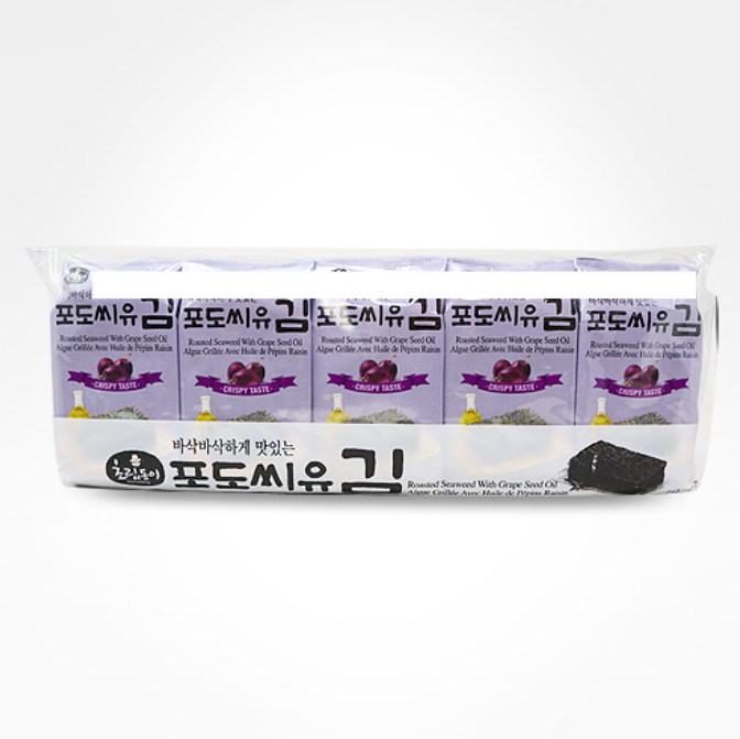 초립동이) 포도씨유 도시락김 10팩