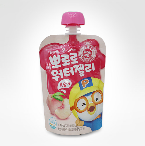 (팔도) 뽀로로 워터젤리 복숭아 120ML