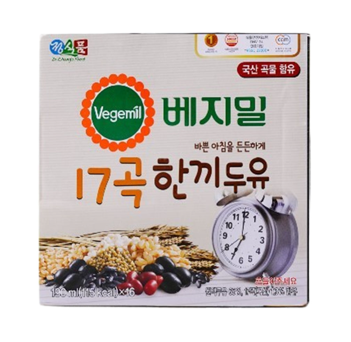 정식품) 베지밀 17곡 한끼 두유 16/190ML