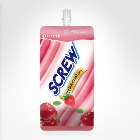 (롯데) 스크류바 파우치 160ML