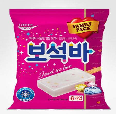 (롯데삼강) 보석바 멀티 80ML*6