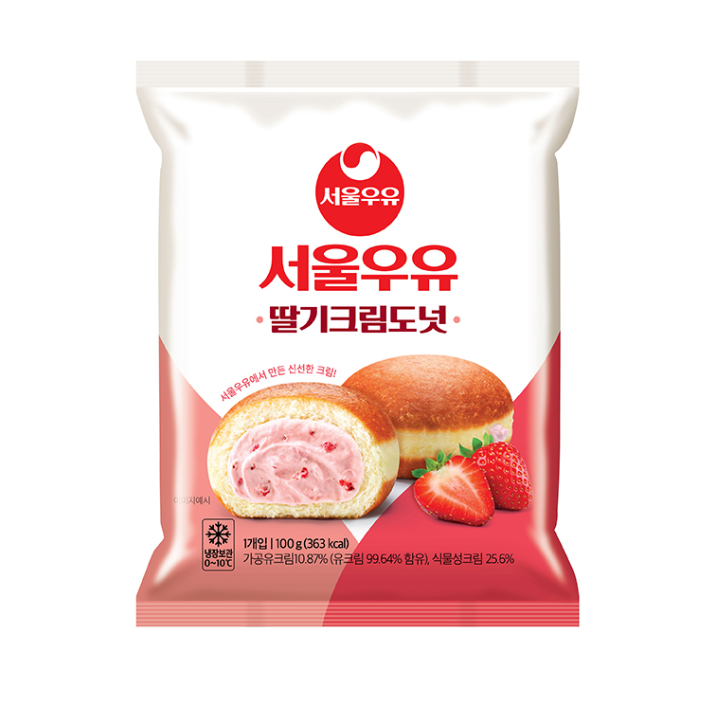 서울우유) 딸기도넛 100G